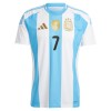 Officiële Voetbalshirt Argentinië De Paul 7 Thuis 2024 - Heren